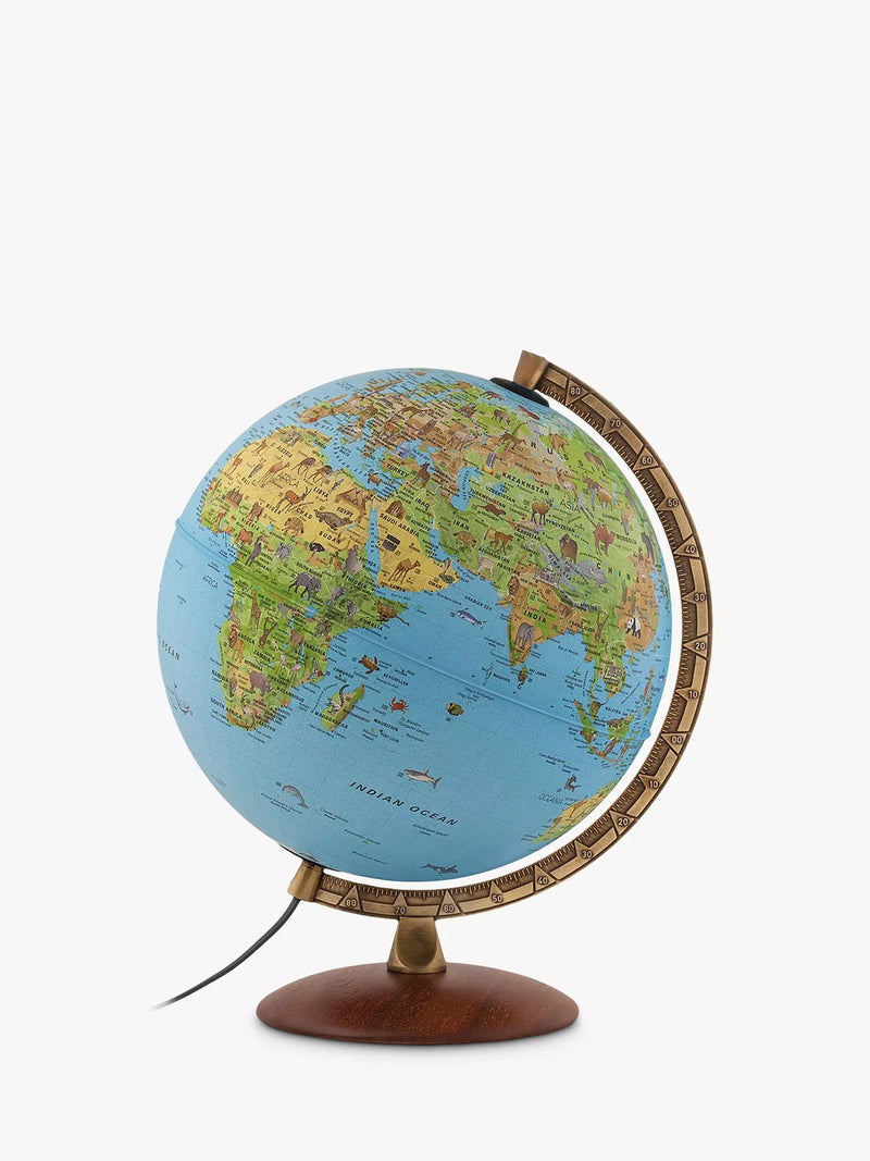 Nova Rico Safari Plus illuminated children's globe 30cm - British product