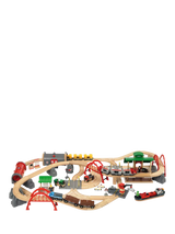 John Lewis BRIO World Deluxe Railway Set FSC-Certified Beech Wood Toy Train Set- Buy online at McGrocer