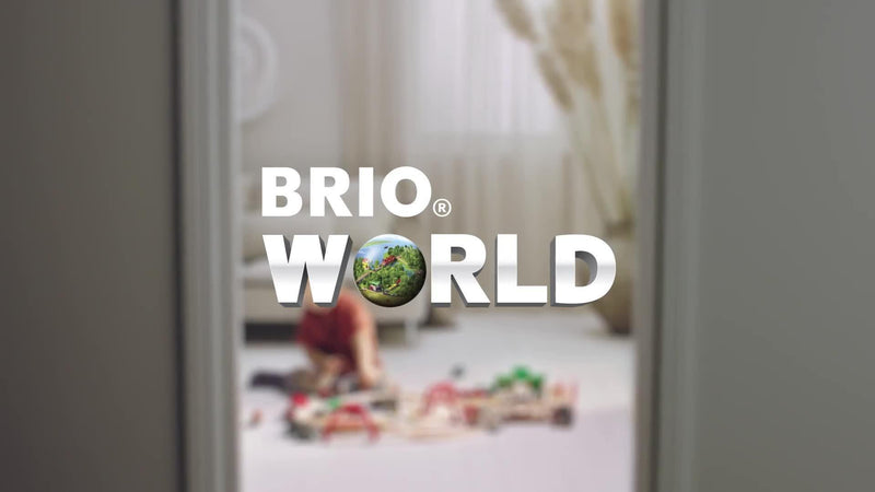 BRIO Deluxe Railway Set 87-piece wooden train set - British product