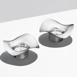 Georg Jensen Cobra tealight holders set of 2, imported from the UK