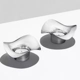 Georg Jensen Cobra tealight holders set of 2, imported from the UK