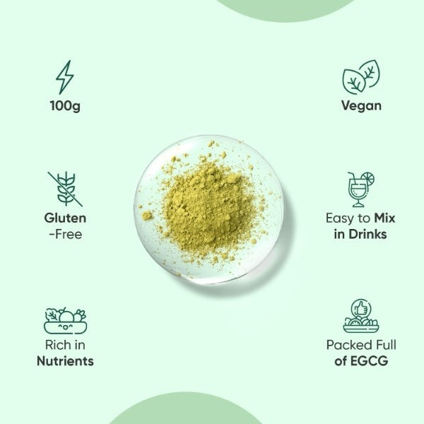 WeightWorld ceremonial grade organic matcha powder 100g, imported from the UK
