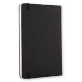 Moleskine large hard cover squared notebook black, UK version