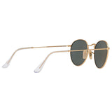 Ray-Ban RB3447 polarised round sunglasses 50mm gold frame (British brand)