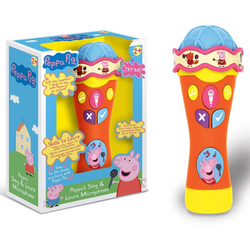 Peppa Pig interactive singing microphone toy, imported from the UK