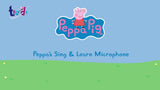 Peppa Pig interactive singing microphone toy, imported from the UK
