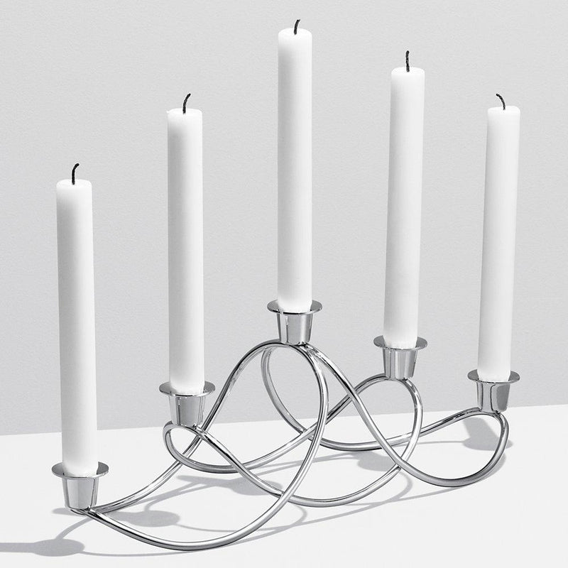 Georg Jensen Harmony candlestick holder stainless steel - British product