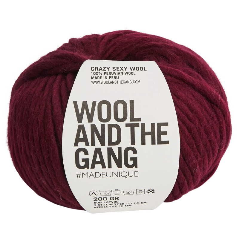 Wool And The Gang Crazy Sexy Wool Super Chunky Yarn 200g
