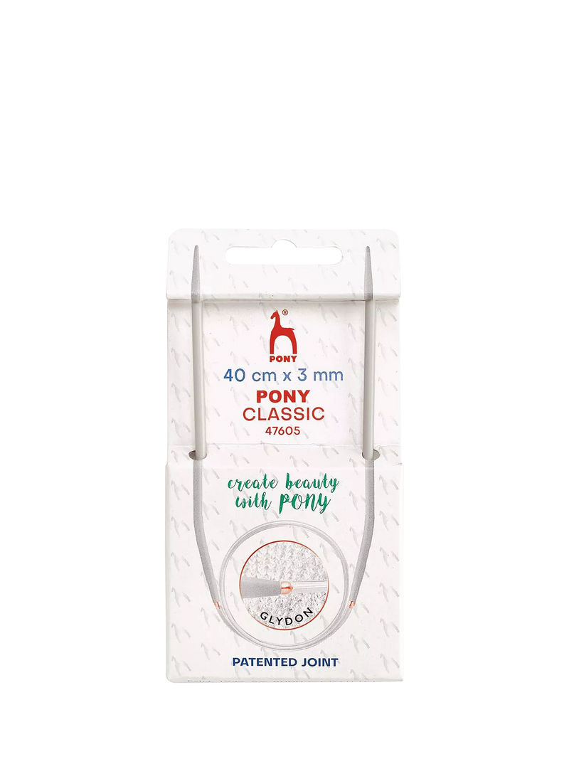 Pony circular knitting needles 2.75mm 40cm, UK version