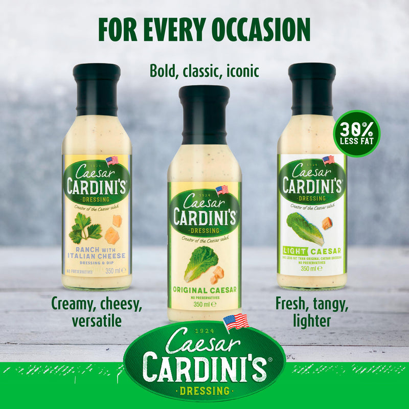 Cardini's Caesar salad dressing 350ml, UK version
