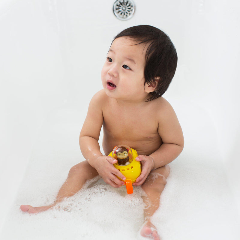 Skip Hop pull and go monkey submarine bath toy (British brand)