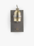 John Lewis Bistro Bulb wall light in antique brass, imported from the UK