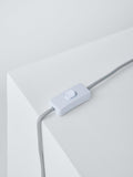John Lewis Iona small ceramic table lamp grey, UK version