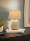 John Lewis Iona small ceramic table lamp grey, UK version