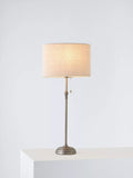 John Lewis Isabel Tall Table Lamp, Pewter