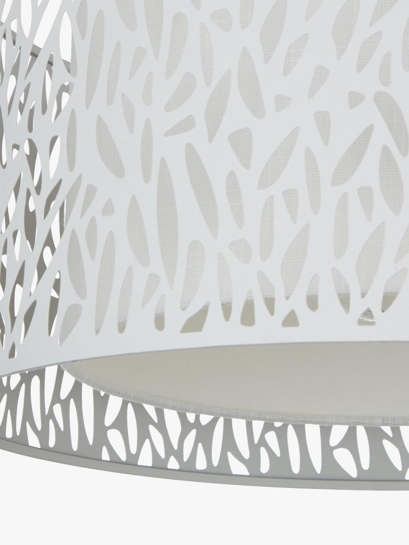 John Lewis Meadow Fretwork ceiling light grey/white - British product