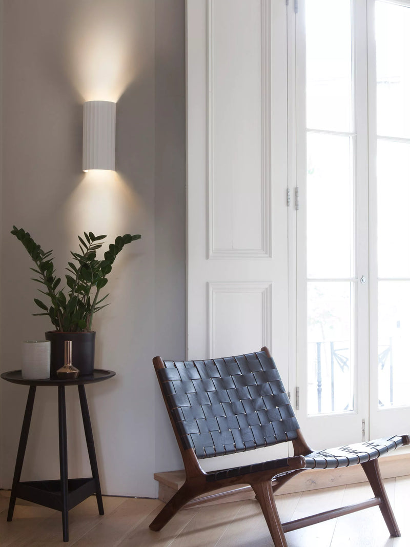 Astro Kymi wall light white plaster, imported from the UK