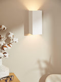 Astro Parma wall light white plaster finish, UK version