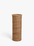 John Lewis wicker umbrella stand, freestanding handcrafted willow (British brand)