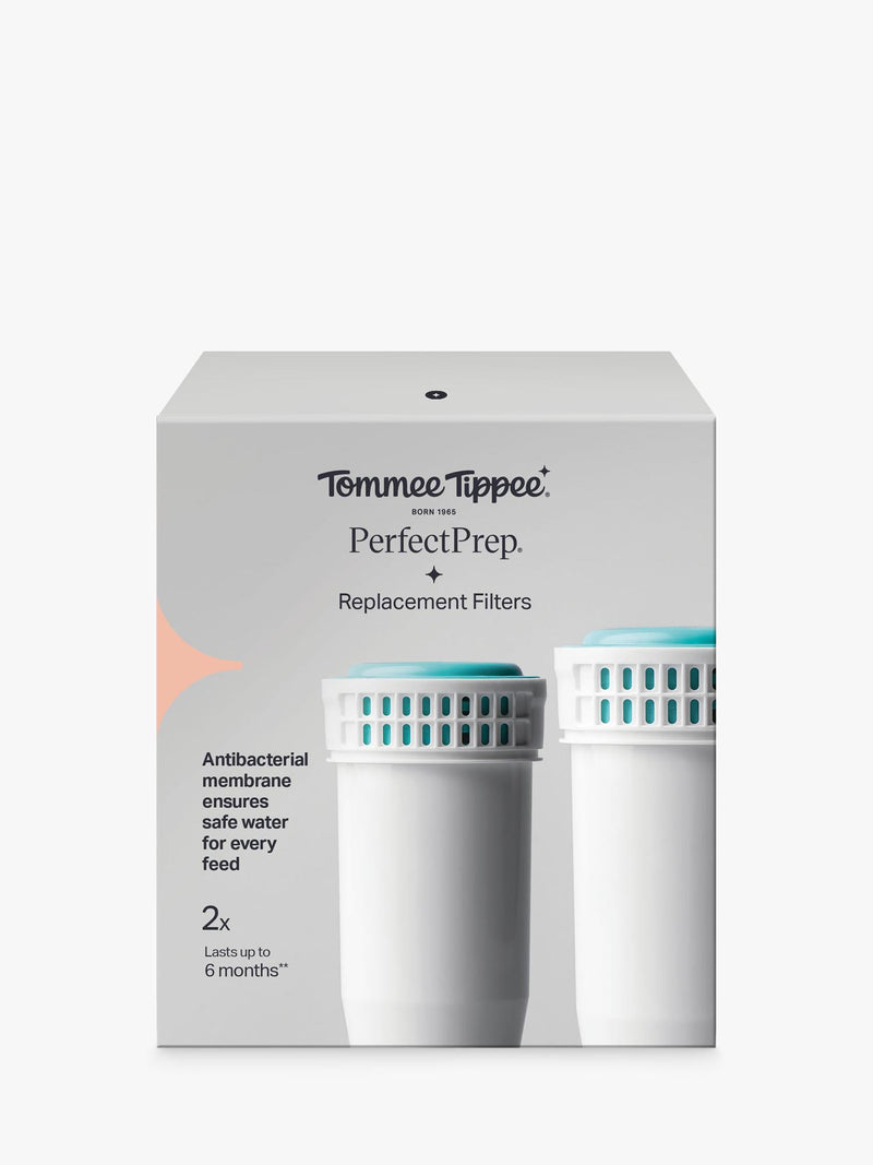 Tommee Tippee replacement water filters for baby milk machine, pack of 2 (British brand)