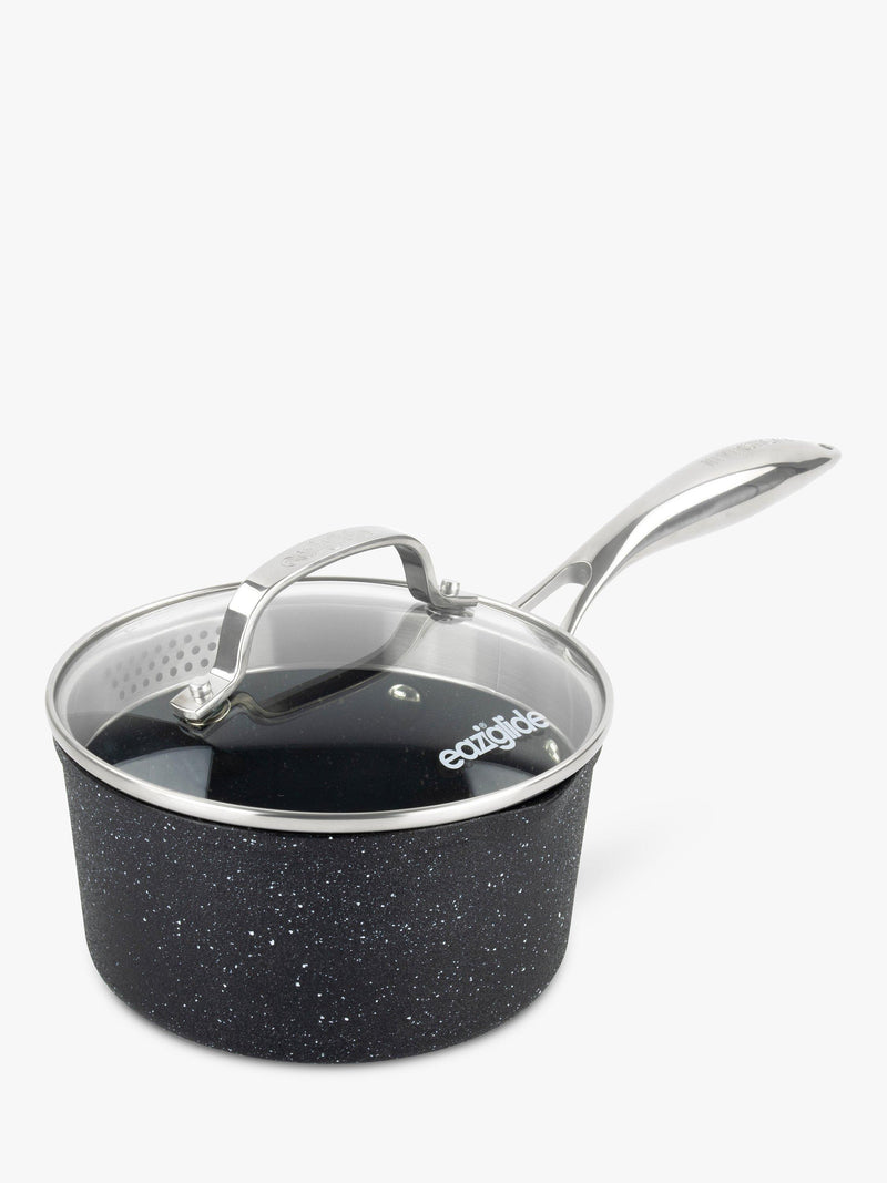 Eaziglide Neverstick2 aluminium non-stick saucepan 16cm - British product