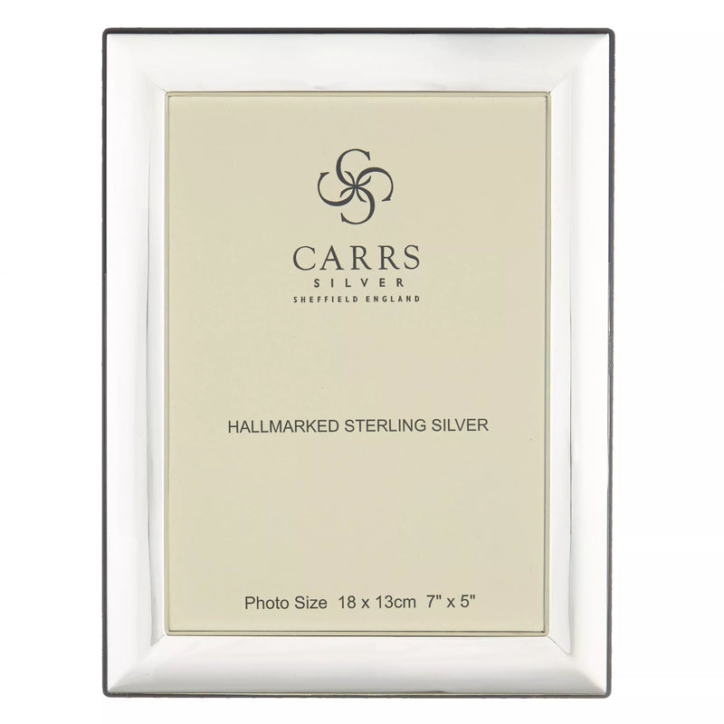 Carrs Berkeley Plain Sterling Silver Photo Frame
