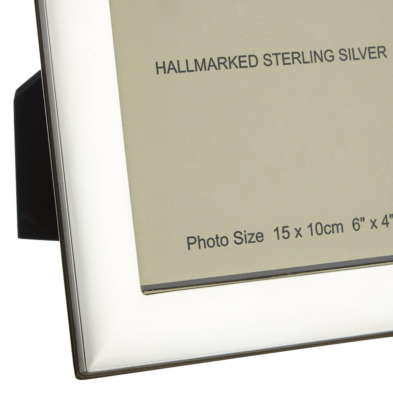 Carrs Berkeley Plain sterling silver photo frame 18x13.5cm - British product