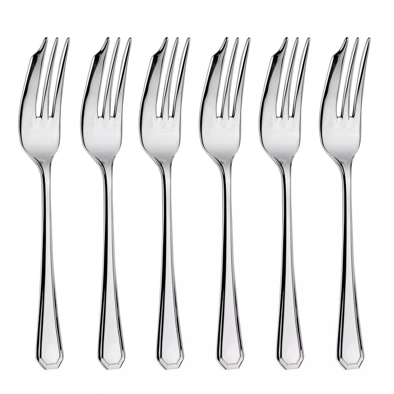 Arthur Price Grecian pastry forks set of 6 - British product