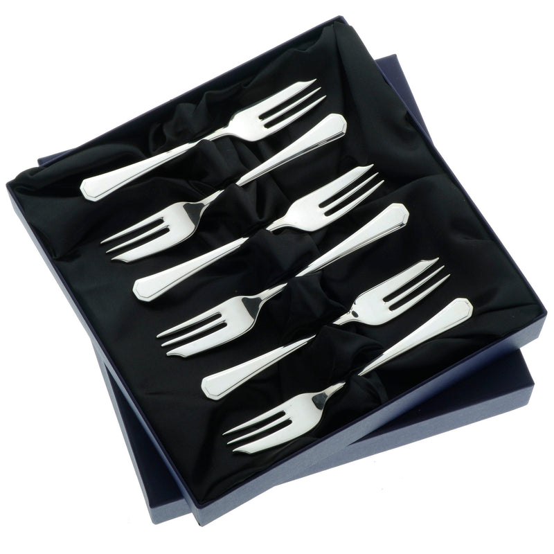 Arthur Price Grecian pastry forks set of 6 - British product