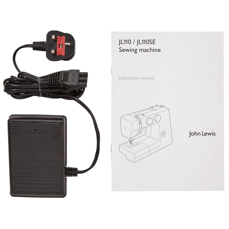 John Lewis sewing machine in peppermint color, UK version
