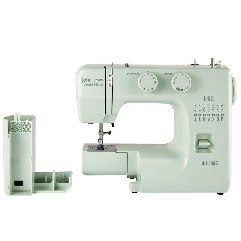 John Lewis sewing machine in peppermint color, UK version