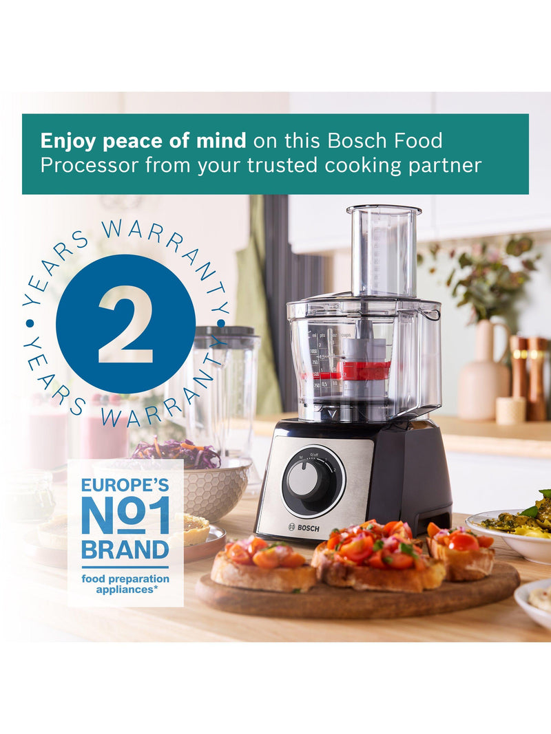 Bosch MultiTalent3 food processor 2.3L - British product