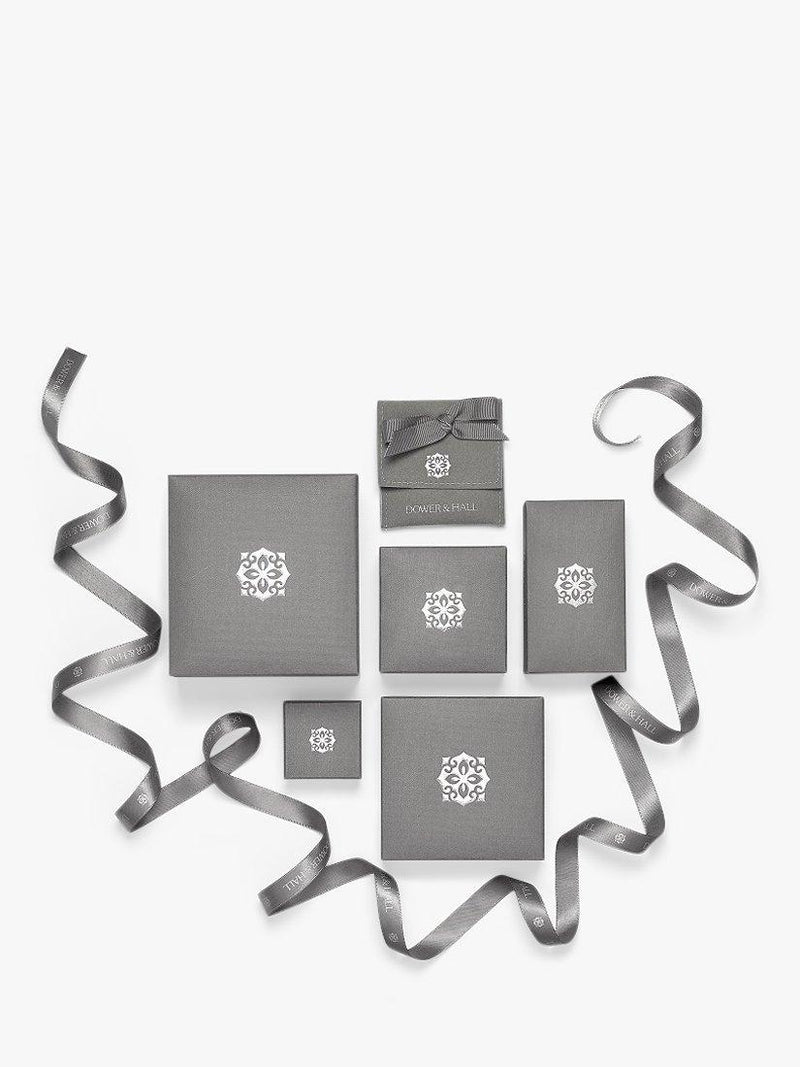 Dower & Hall sterling silver infinity pendant necklace, UK version