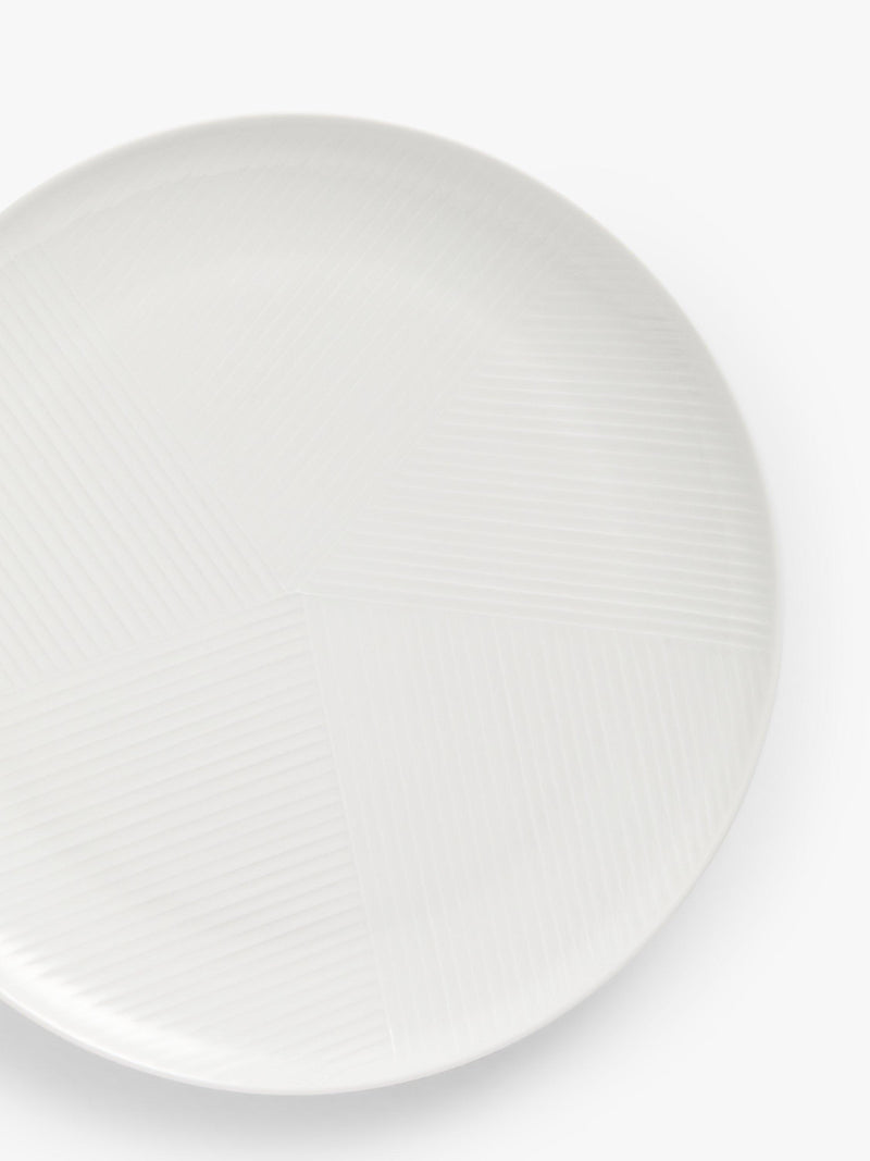John Lewis porcelain coupe dinner plate 28cm, UK version