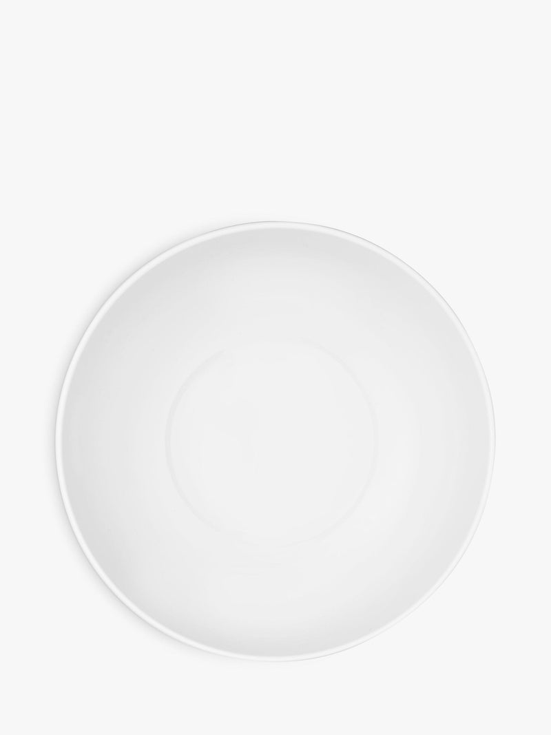 John Lewis Dine Porcelain Noodle Bowl 18cm white, imported from the UK
