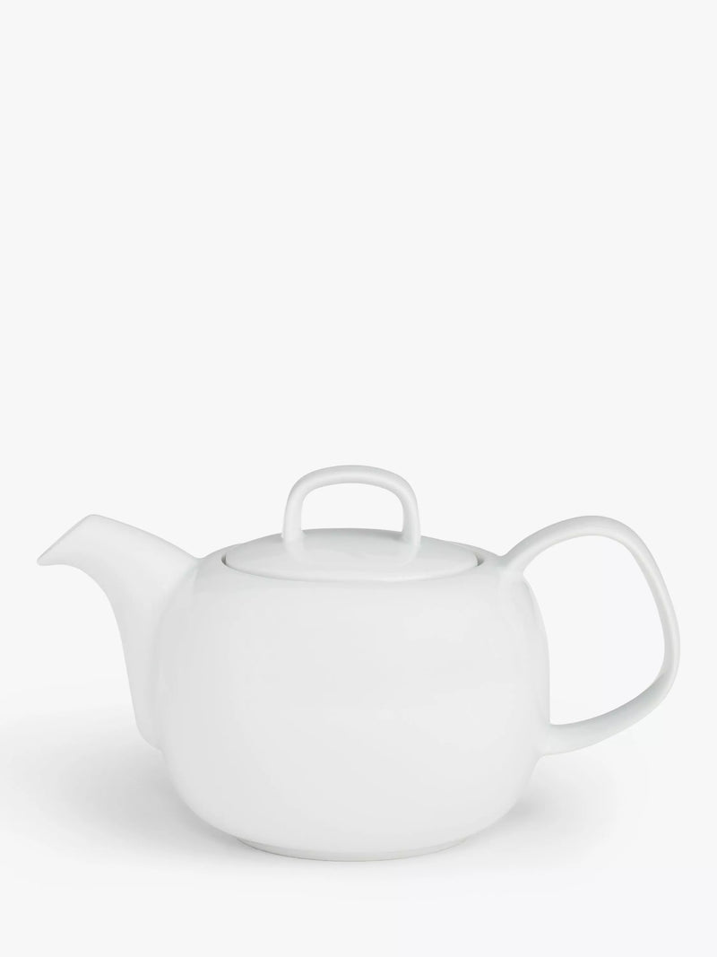 John Lewis Dine two-cup porcelain teapot white 600ml, UK version