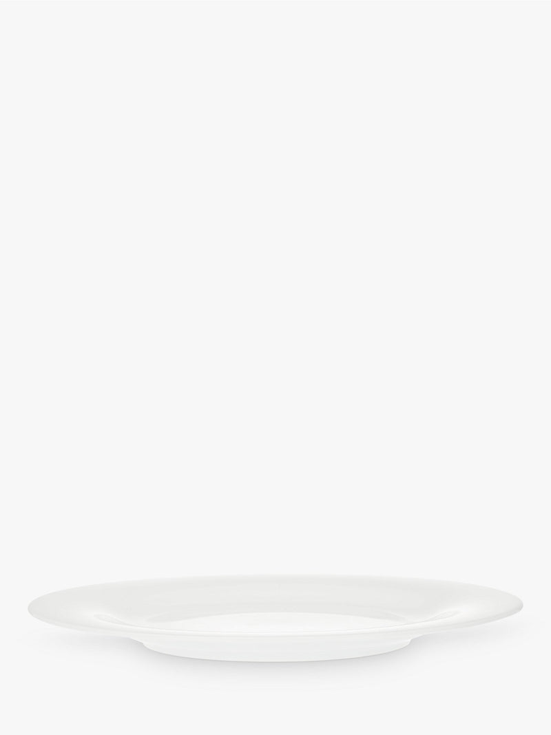 John Lewis porcelain coupe side plate 22cm white, imported from the UK