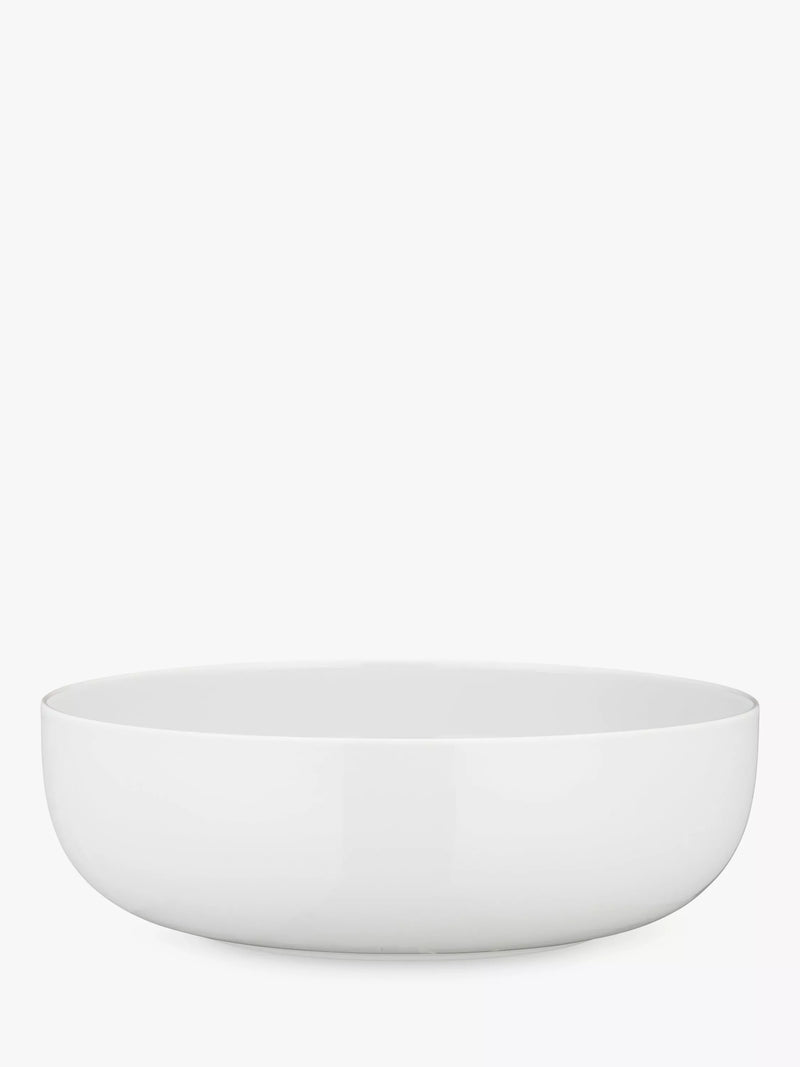 John Lewis white porcelain serving bowl 28cm, imported from the UK
