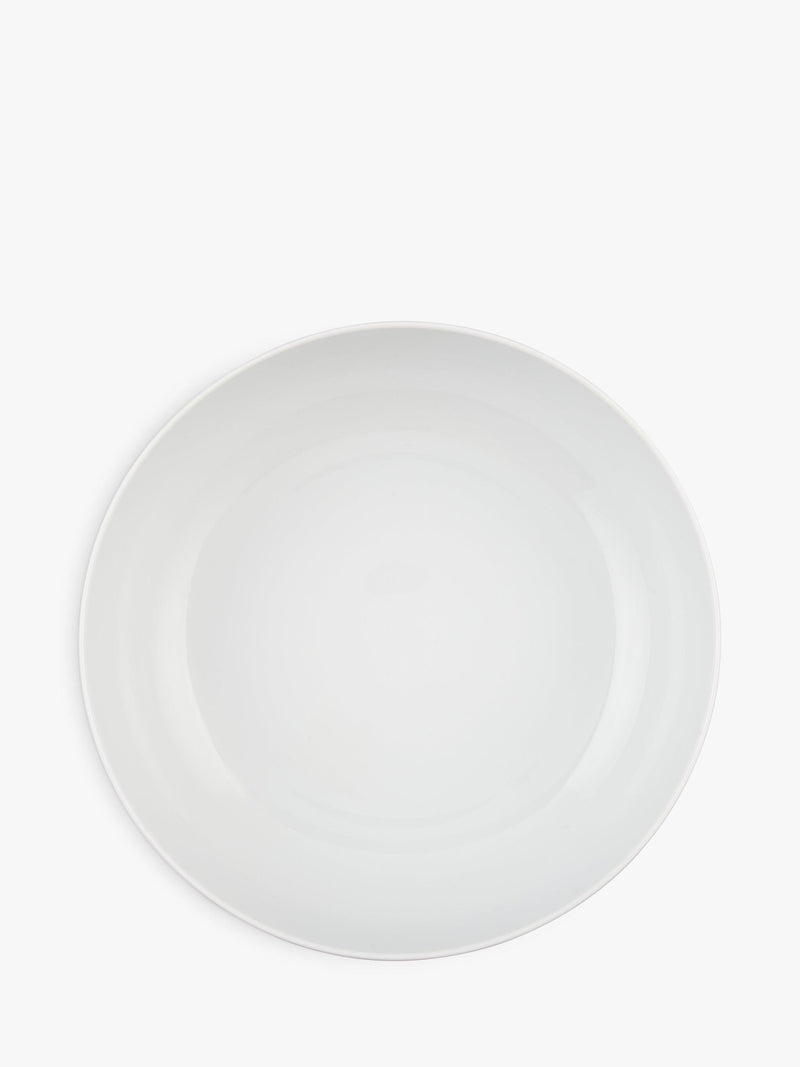 John Lewis white porcelain serving bowl 28cm, imported from the UK