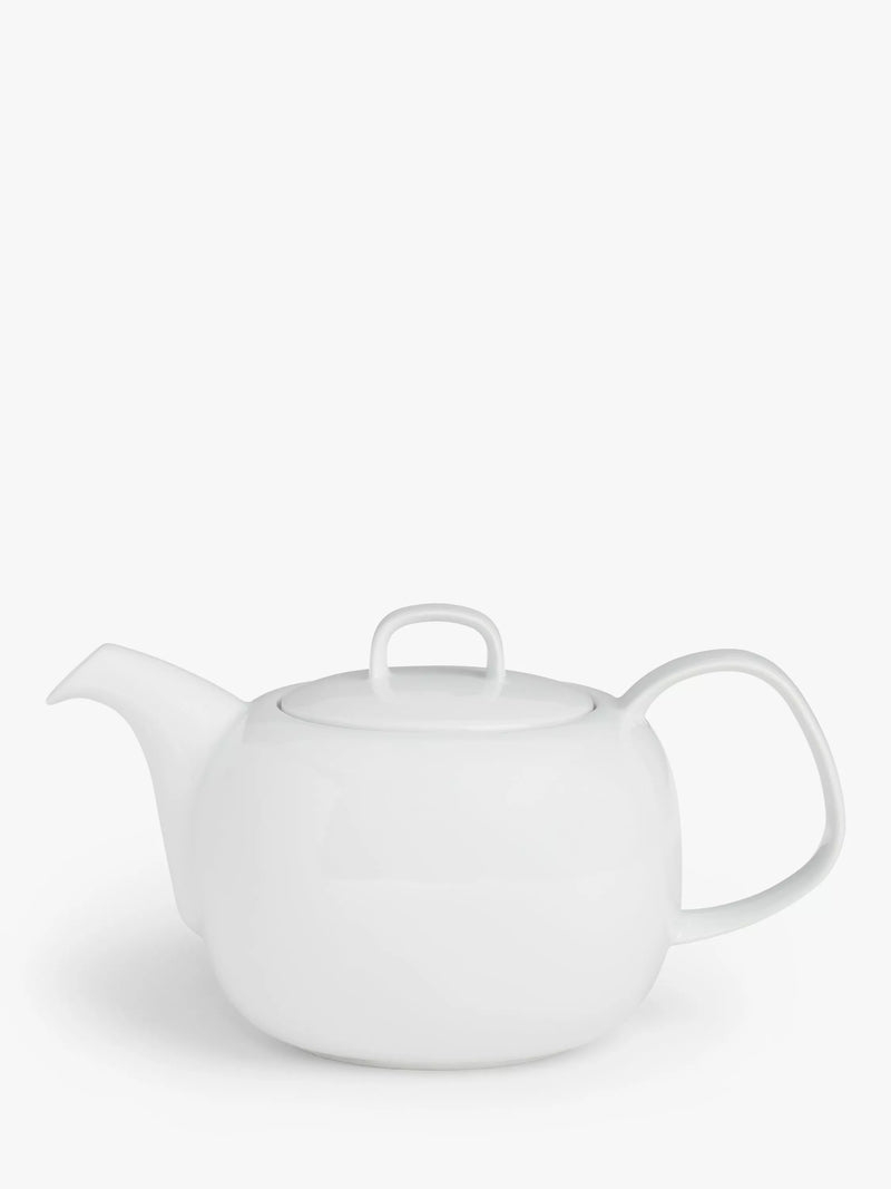 John Lewis porcelain teapot white 1.2L, UK version