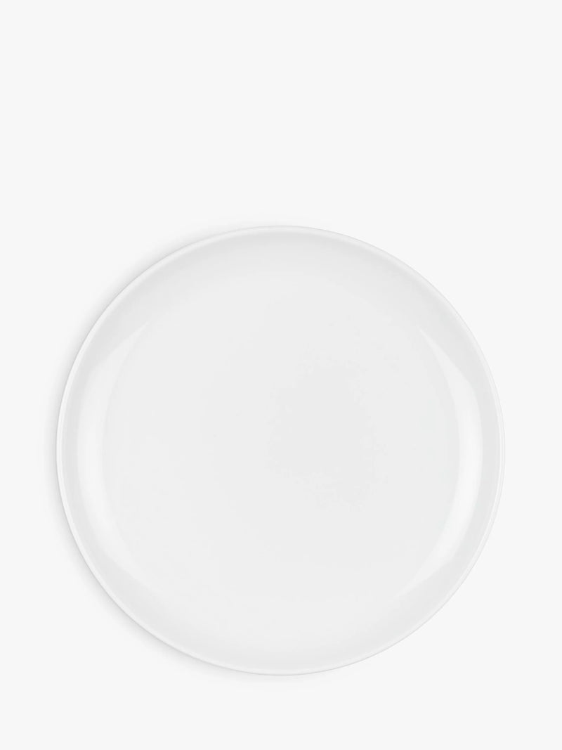 John Lewis porcelain side plate 18cm white - British product