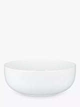 John Lewis John Lewis Dine Porcelain Round Serving Bowl, 22cm, White- Buy online at McGrocer