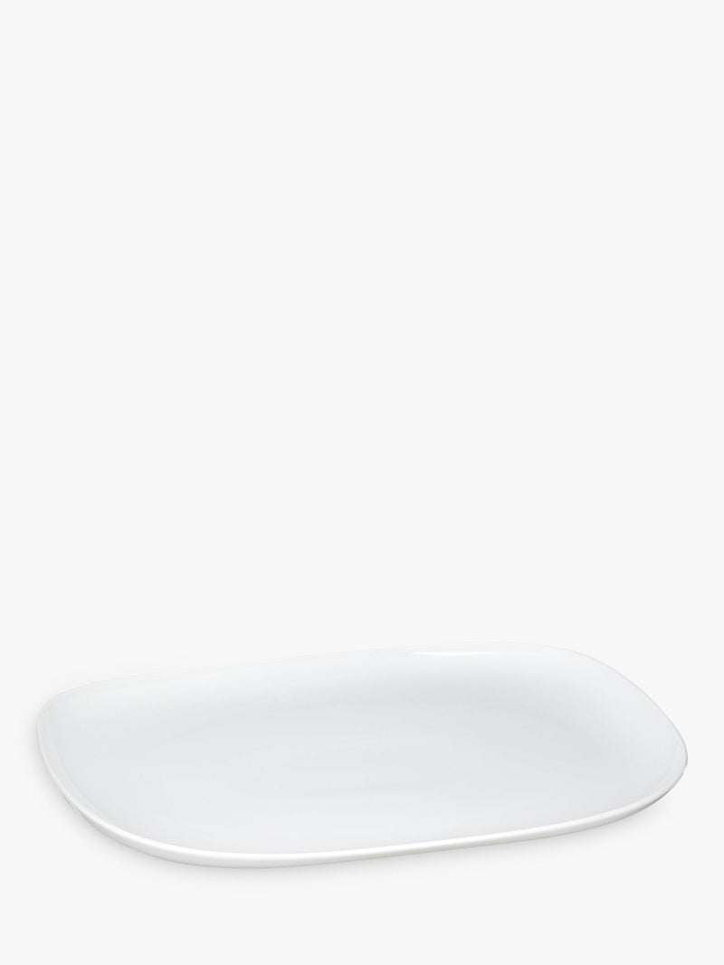 John Lewis porcelain platter white 38cm, UK version