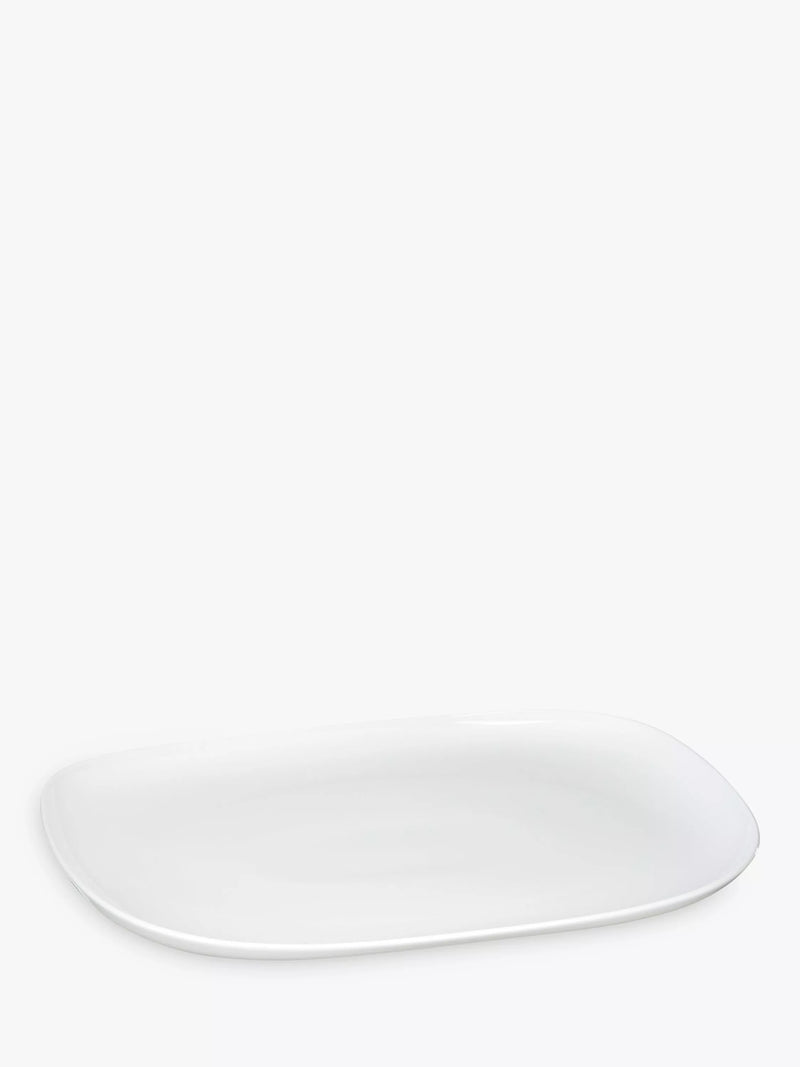 John Lewis porcelain platter white 38cm, UK version