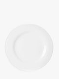 John Lewis porcelain rim dinner plate 28cm white (British brand)
