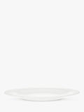 John Lewis porcelain rim dinner plate 28cm white (British brand)