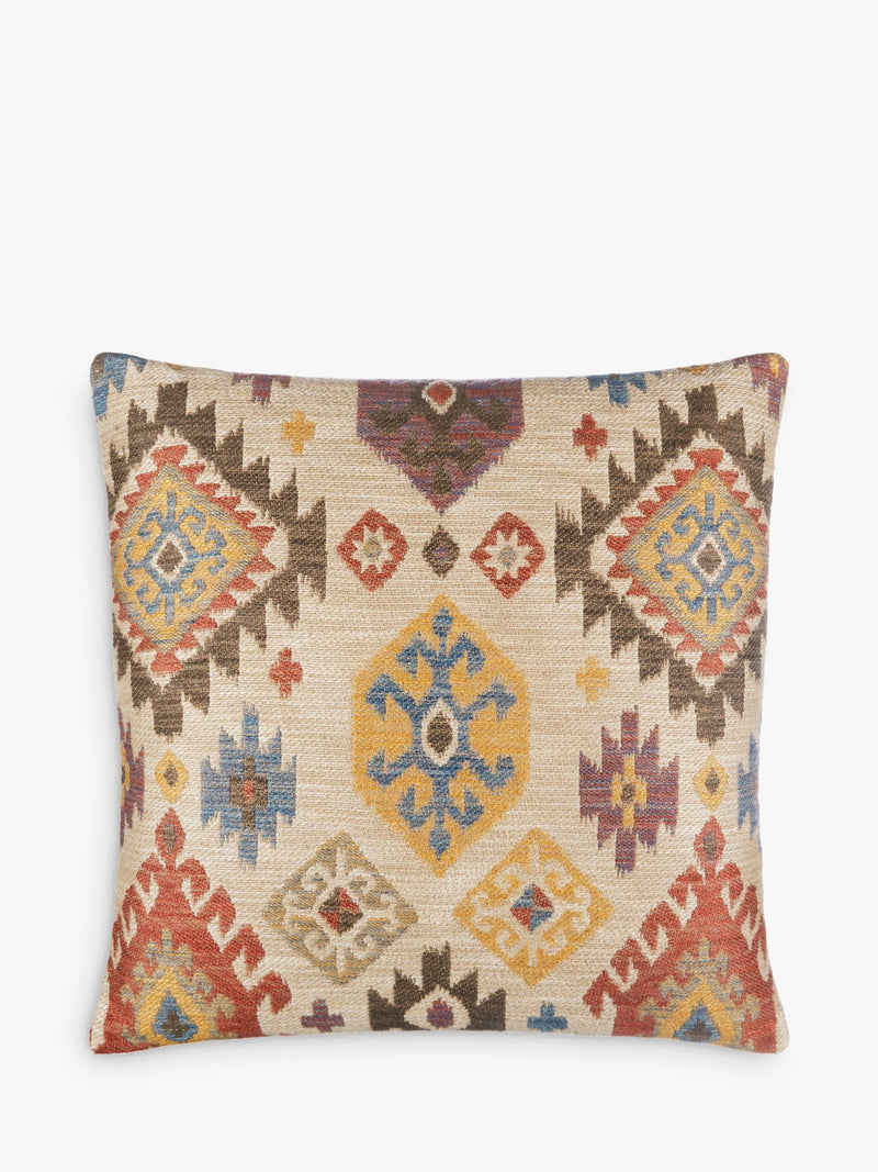 John Lewis Kelim Ikat multi-colour cushion, UK version