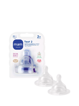 John Lewis MAM Medium Flow Baby Bottle Teats, Pack of 2- Buy online at McGrocer