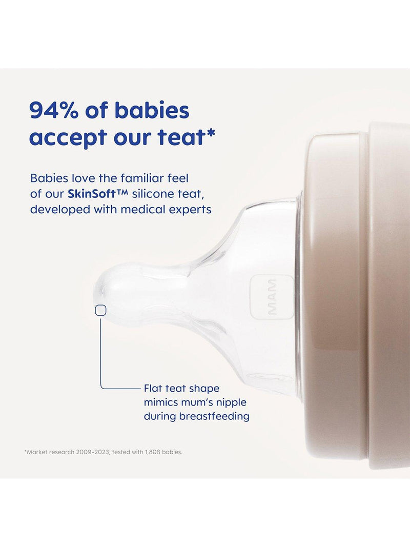 MAM baby bottle feed and soothe set, imported from the UK