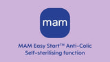 MAM baby bottle feed and soothe set, imported from the UK